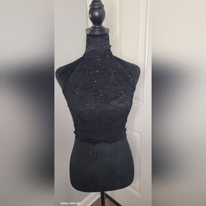 B. Darlin black sequin top